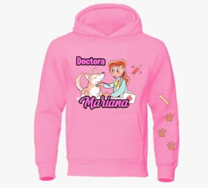 Polerón “Doctora (Nombre) – Veterinaria” Personalizable