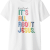 “Keep It Simple – It’s All About Jesus” – Polera Cristiana DTF